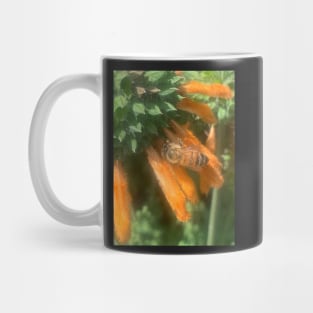 Bee On A Lion Plant Mug